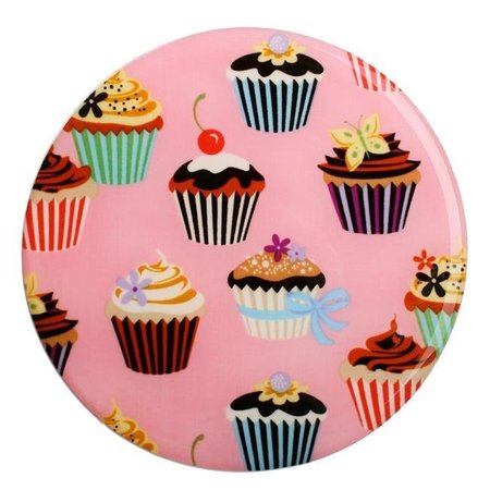 ANDREAS Andreas TR-101 Cupcakes Silicone Trivet - Pack of 3 TR-101